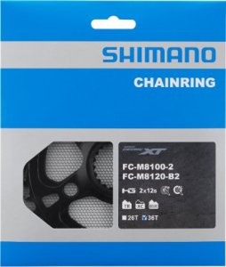 Shimano Tarcza mechanizmu korbowego FC-M8100-2/FC-M8120-B2 36 zębów 2