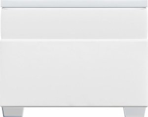 vidaXL Łóżko kontynentalne z materacem białe 80x200 cm 4