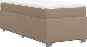 vidaXL Łóżko kontynentalne z materacem cappuccino 80x200 cm 9