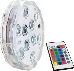 Aptel Wodoodporna LAMPA do podświetlania jacuzzi basenu LED RBG 10diod 24W biała ZD115 2