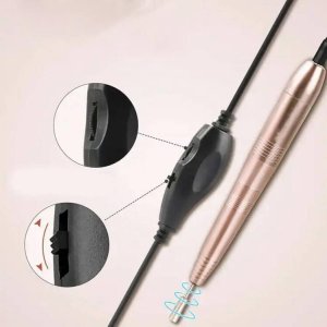 Aptel Kompaktowa FREZARKA do Paznokci + Akcesoria Frezy różowa DA111 4