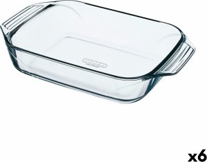 Pyrex Naczynie do Piekarnika Pyrex Irresistible Przezroczysty Szkło Prostokątny 31,5 x 19,7 x 6,4 cm (6 Sztuk) 1