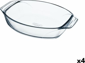 Pyrex Naczynie do Piekarnika Pyrex Irresistible Przezroczysty Szkło Owalna 39,5 x 27,5 x 7 cm (4 Sztuk) 1