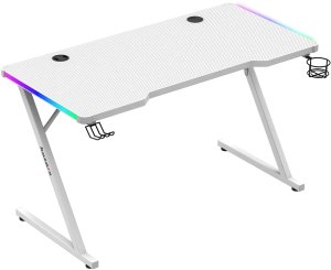 Biurko Huzaro Hero 2.5 RGB Białe 120 cmx60 cm 2