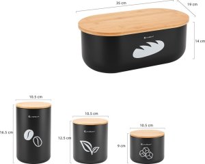 Chlebak Elitehoff Chlebak Na Pieczywo Z Zestawem Pojemników E-6060 3