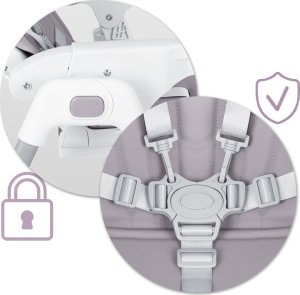 Ricokids Krzesełko do karmienia Ricokids Tulo wrzosowe 5
