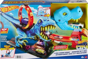 Mattel Mattel Hot Wheels City Pętla T-Rexa Zestaw Dinozaur Tor 1