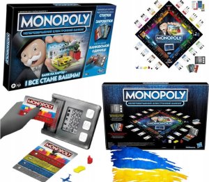 Hasbro Gra planszowa Monopoly Super Electronic Banking UA 1