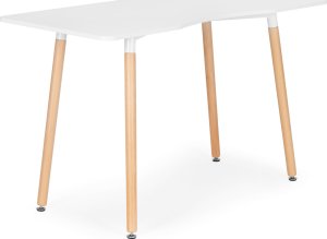 Biurko ModernHome Białe 120 cm x 60 cm 2