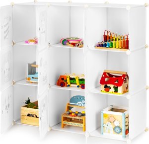 ModernHome Szafka regał dla dzieci modułowa 9 półek dziecięca 5