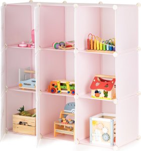 ModernHome Szafka regał dla dzieci modułowa 9 półek dziecięca 5