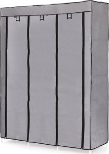 ModernHome Szafa tekstylna duża materiałowa garderoba z półkami na ubrania i buty 5