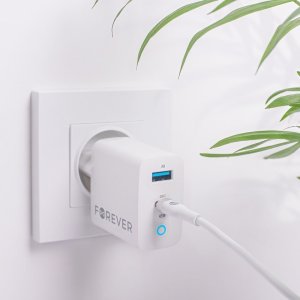 Ładowarka Forever Forever TC-06-45AC ładowarka GaN PD QC 45W biała 3