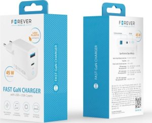 Ładowarka Forever Forever TC-06-45AC ładowarka GaN PD QC 45W biała 6