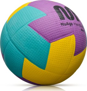 Meteor Piłka ręczna Meteor Nuage junior 1 fioletowy/błękitny/żółty Uniwersalny 2