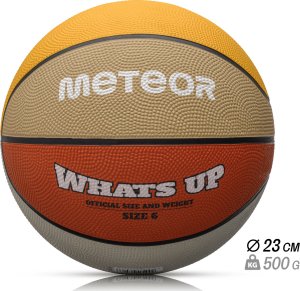 Meteor Piłka koszykowa Meteor What's up 6 pomarańczowy/beżowy Uniwersalny 4