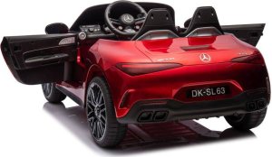 Lean Cars Auto Na Akumulator Mercedes AMG SL63 Czerwony Lakierowany 4