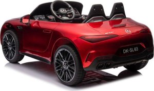 Lean Cars Auto Na Akumulator Mercedes AMG SL63 Czerwony Lakierowany 7