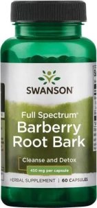 Swanson Swanson - Full Spectrum Barberry Root Bark, 450mg, 60 Kapsułki 1