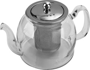 Tadar Dzbanek borokrzemowy z zaparzaczem 1L Bianca 2