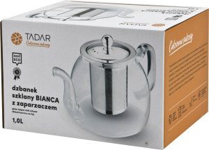 Tadar Dzbanek borokrzemowy z zaparzaczem 1L Bianca 5