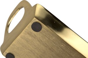 Ewax Taca dekoracyjna 34,5x13 cm złota EW2279 6