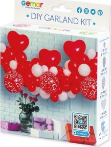 GoDan Girlanda balonowa DIY Love 65szt 1