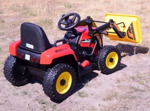 Import SUPER-TOYS SUPER TRAKTOR BLOW - NA AKUMULATOR Z ŁYŻKĄ, MIĘKKIE KOŁA, MIEKKIE SIEDZENIE, PILOT/XMX611-DIGGER 22