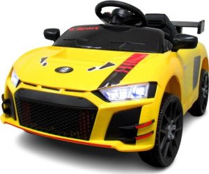 R-Sport Cabrio A1 Żółty, autko na akumulator, funkcja bujania, PILOT 1