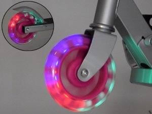 Hulajnoga Jokomisiada Lekka Składana Hulajnoga Świecące koła Idealna dla Dzieci SP0786 15