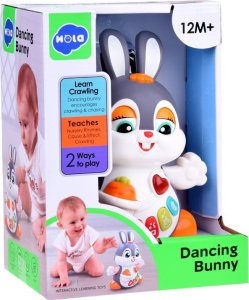 HOLA Interaktywny Tańczący Królik zabawka do raczkowania dla dziecka ZA5071 12
