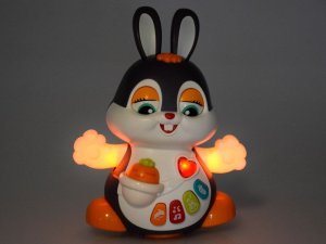 HOLA Interaktywny Tańczący Królik zabawka do raczkowania dla dziecka ZA5071 4