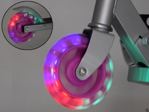 Hulajnoga Jokomisiada Lekka Składana Hulajnoga z Świecące koła Idealna dla Dzieci SP0786 15