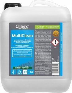 Clinex Uniwersalny środek CLINEX Multi Clean, do mycia powierzchni wodoodpornych, Green Tea, 5l 1