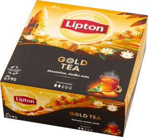Lipton Herbata LIPTON czarna, Gold Tea, 92 torebki 2