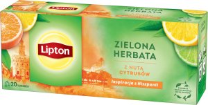 Lipton Herbata LIPTON zielona, z nutą cytrusów, 20 torebek 3