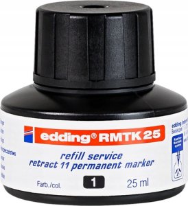 Edding Tusz do uzupełniania markerów permanentnych EDDING retract 11 e-RMTK 25, czarny 1