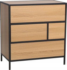 Signal Szafka GEO S dąb/czarny loftowa 6