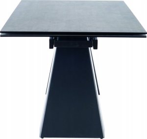 Signal Stół SALVADORE MELTED GLASS czarny/czarny mat (160-240)x90 4