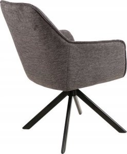 Signal Krzesło obrotowe do salonu NOTTI Brego ciemno szare Signal 2