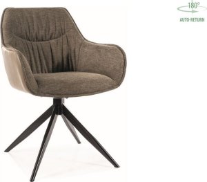 Signal Krzesło obrotowe do salonu SEMPRE Brego/skóra syntetyczna oliwka 5