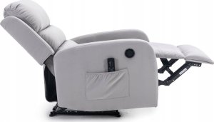 SIGNAL MEBLE Fotel rozkładany elektrycznie PEGAZ BUFFALO oliwkowy 2