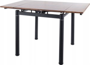 Signal STÓŁ GD082 ORZECH VINTAGE/CZARNY MAT 80(131)x80 3