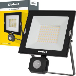 Naświetlacz Rebel Halogen reflektor lampa LED naświetlacz Rebel 50W 4000K 230V z sensorem ruchu i zmierzchu 4