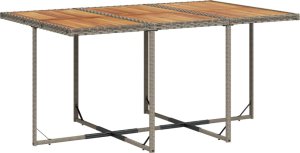 vidaXL vidaXL 11-cz. zestaw mebli do ogrodu, z poduszkami, szary rattan PE 4