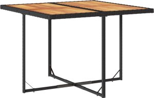 vidaXL vidaXL 9-cz. zestaw mebli ogrodowych z poduszkami, czarny, rattan PE 4