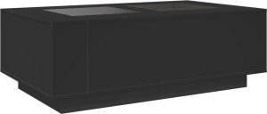 vidaXL vidaXL Stolik kawowy z LED Infinity, czarny, 116x69x40 cm 8