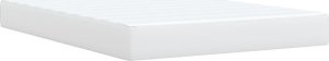 vidaXL Łóżko kontynentalne z materacem białe 140x190 cm 10
