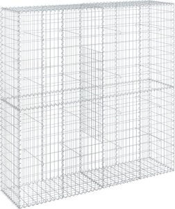 vidaXL vidaXL Kosz gabionowy z pokrywą, 200x50x200 cm, galwanizowane żelazo 2