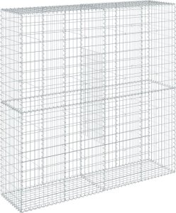 vidaXL vidaXL Kosz gabionowy z pokrywą, 200x50x200 cm, galwanizowane żelazo 5